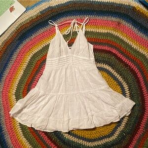 White American eagle dress